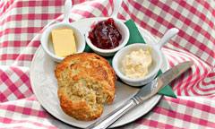 Cornish cream tea